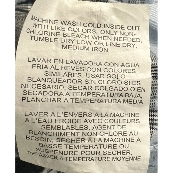 Wrangler Mens Shirt Western Cowboy Pearl Snap Embroidered Spell Out Button Up M - Picture 11 of 13